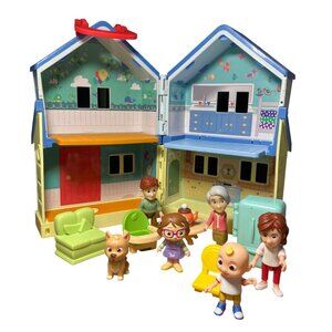 Cocomelon Toy Carry-Along House Playset With Handle By Jazwares Talks/ Sings